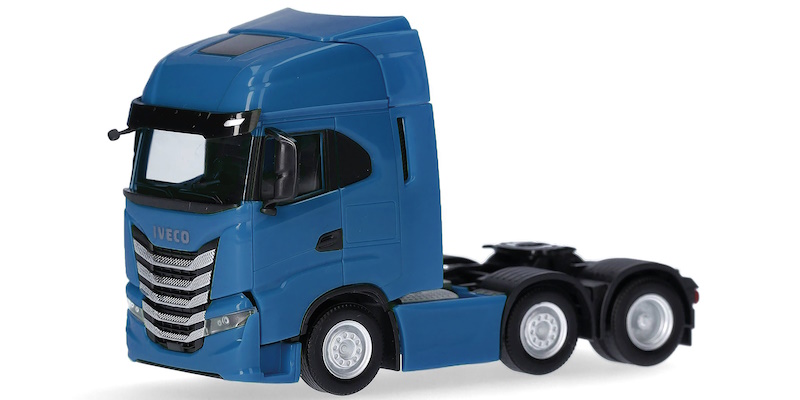 Cars & Trucks 1:87 (H0): Iveco S-Way ZM 3achs (6x2), verkehrsblau